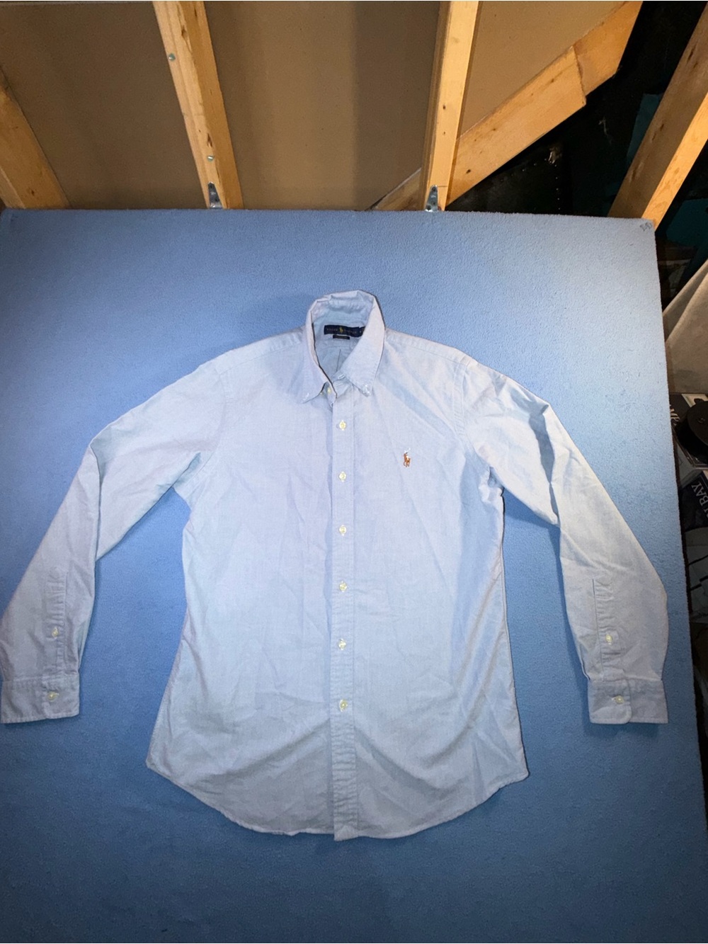 Ralph Lauren Light Blue Oxford Button-Down Dress Shirt - Men